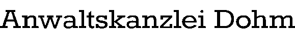 Logo Anwaltskanzlei Dohm